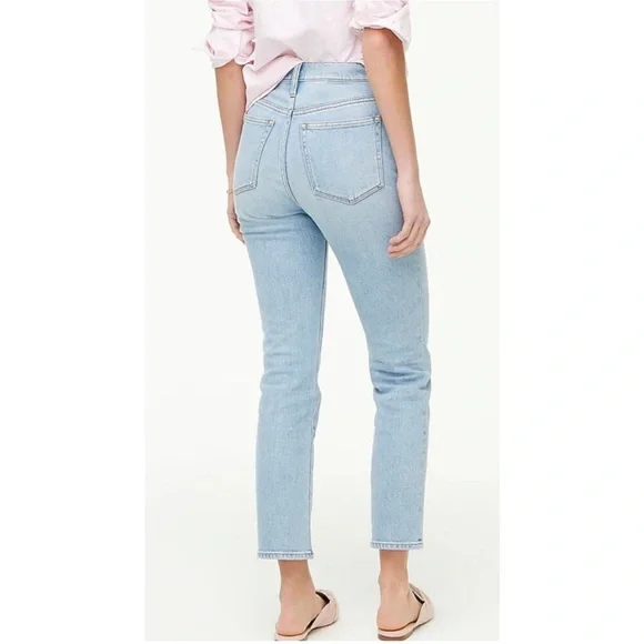 J.Crew Women’s Classic Straight High Rise Jeans - Size 28 - Picture 2 of 9